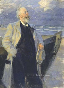  HM Lienzo - Holger Drachman 1895 Peder Severin Kroyer